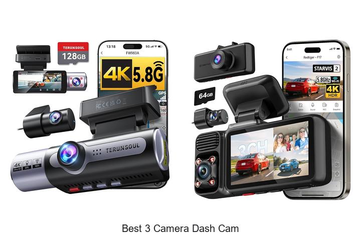 Top 12 Best 3 Camera Dash Cam That Will Blow Your Mind!