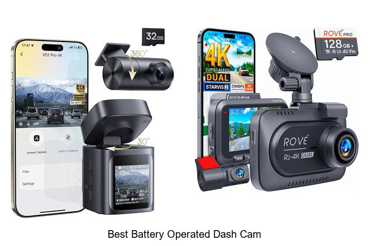 Top 15 Best Battery Operated Dash Cam You Need Now!