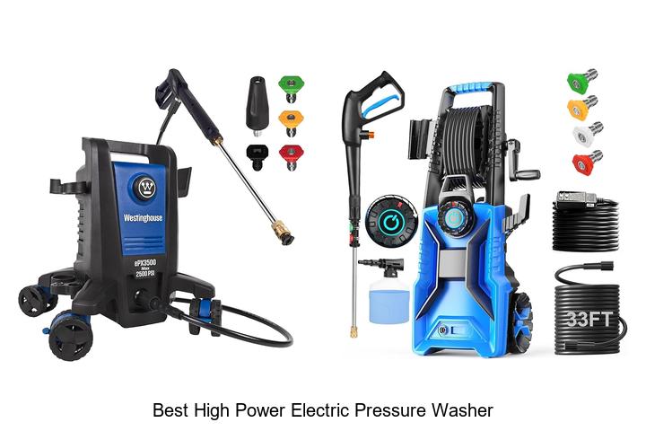 Top 15 Best High Power Electric Pressure Washer Reviews